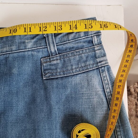 DIESEL Denim Blue Jean Wrap  Skirt Mini - Picture 5 of 10